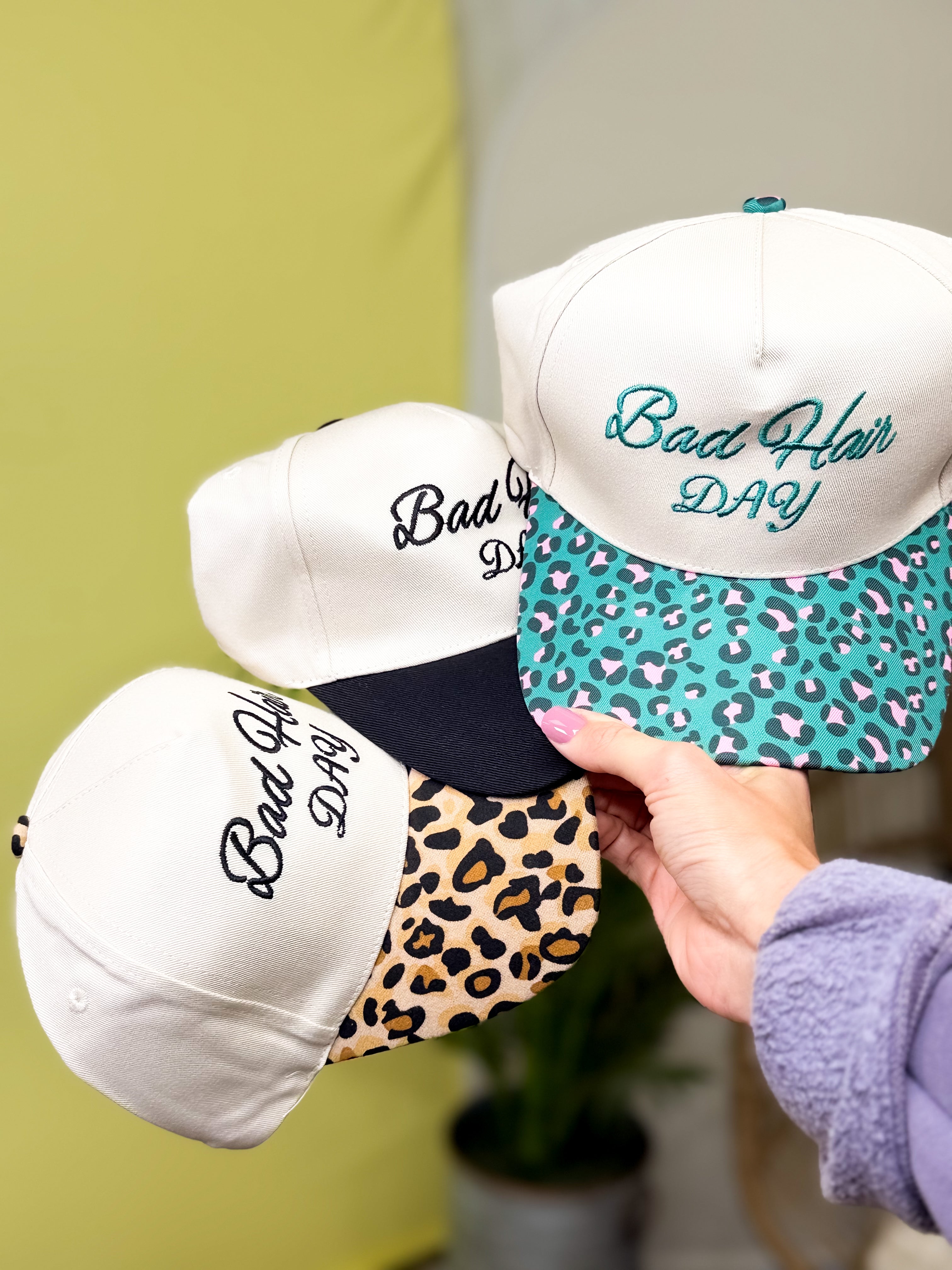 Bad Hair Day Hat-330 Headwear-Zenana-Heathered Boho Boutique, Women's Fashion and Accessories in Palmetto, FL