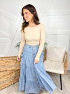 All Night Revival Skirt-170 Skort/ Skirt-Davi & Dani-Heathered Boho Boutique, Women's Fashion and Accessories in Palmetto, FL