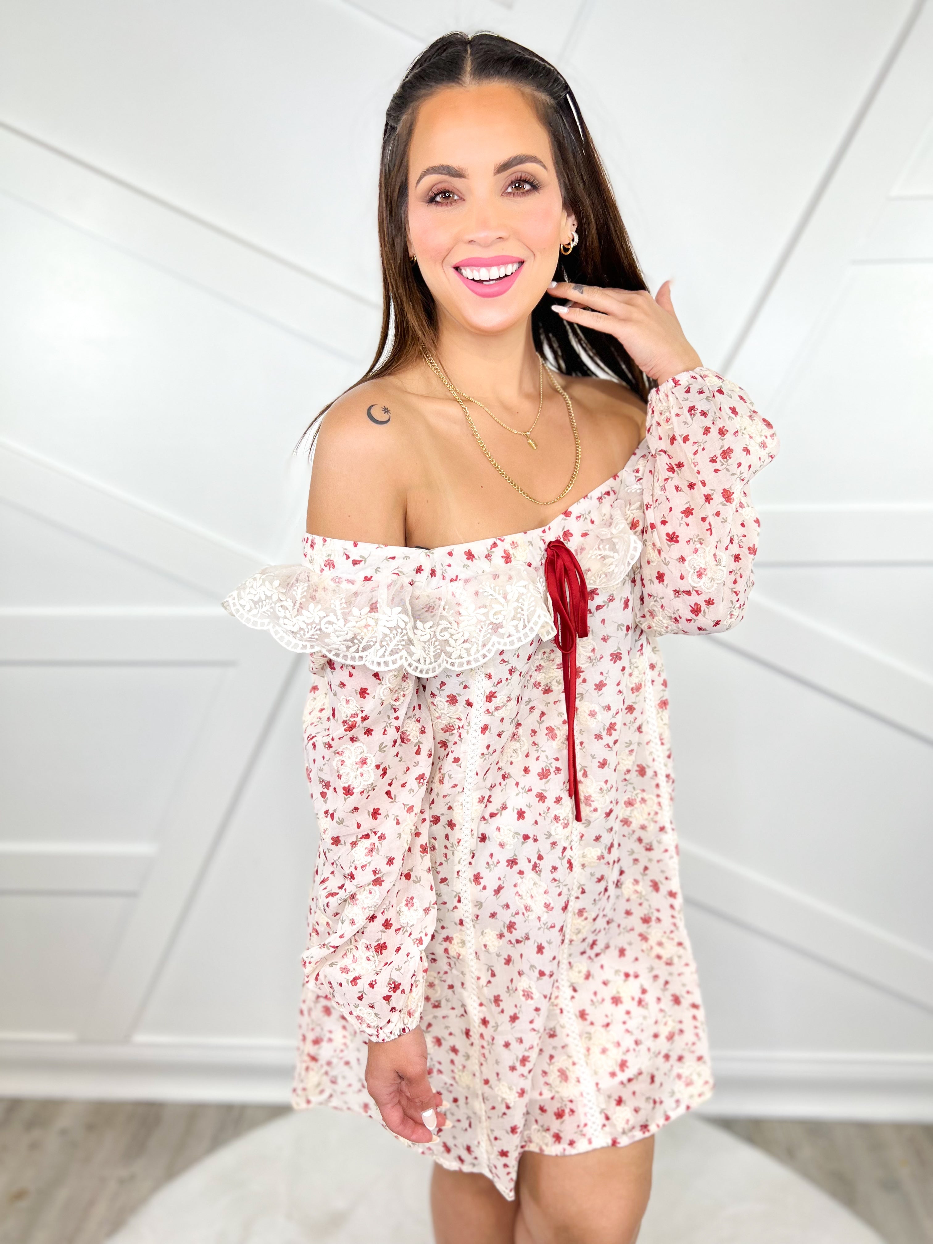 Love You To Pieces Dress-230 DRESSES/JUMPSUITS/ROMPERS-Polagram-Heathered Boho Boutique, Women's Fashion and Accessories in Palmetto, FL