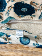 Blue Antique Luxe Luxe Blanket-340 OTHER ACCESSORIES-Heathered Boho-Heathered Boho Boutique, Women's Fashion and Accessories in Palmetto, FL