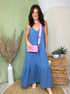 Coastal Nova Dress-230 DRESSES/JUMPSUITS/ROMPERS-BLAKELEY-Heathered Boho Boutique, Women's Fashion and Accessories in Palmetto, FL