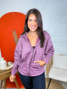 RESTOCK: Cozy Fleece Hoodie-210 Hoodies-Mono B-Heathered Boho Boutique, Women's Fashion and Accessories in Palmetto, FL