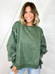 The Lived-In Luxe Pullover-125 SWEATER-ZENANA-Heathered Boho Boutique, Women's Fashion and Accessories in Palmetto, FL