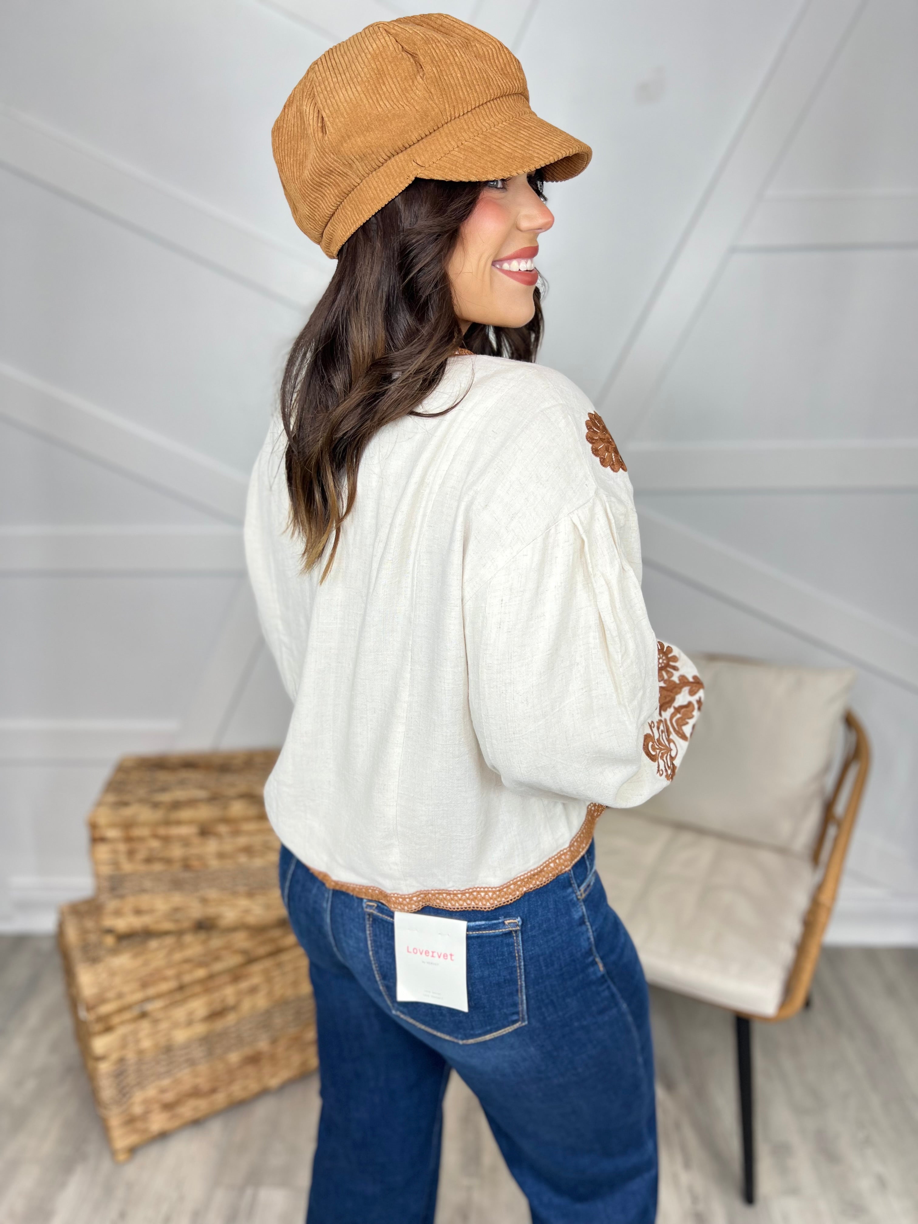 Free Reign Jacket-200 Jackets/Shackets-Umgee-Heathered Boho Boutique, Women's Fashion and Accessories in Palmetto, FL