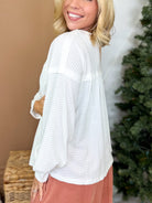 Daily Dash Top-120 LONG SLEEVE TOPS-oddi-Heathered Boho Boutique, Women's Fashion and Accessories in Palmetto, FL