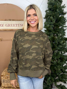 Look Again Top-120 LONG SLEEVE TOPS-BIBI-Heathered Boho Boutique, Women's Fashion and Accessories in Palmetto, FL