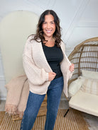 Give It To Me Cardigan-220 Cardigans/ Kimonos-Miracle-Heathered Boho Boutique, Women's Fashion and Accessories in Palmetto, FL