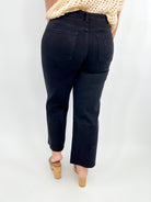 Dark Skies Cropped Wide Leg Jeans by Vervet-190 Jeans-Vervet-Heathered Boho Boutique, Women's Fashion and Accessories in Palmetto, FL