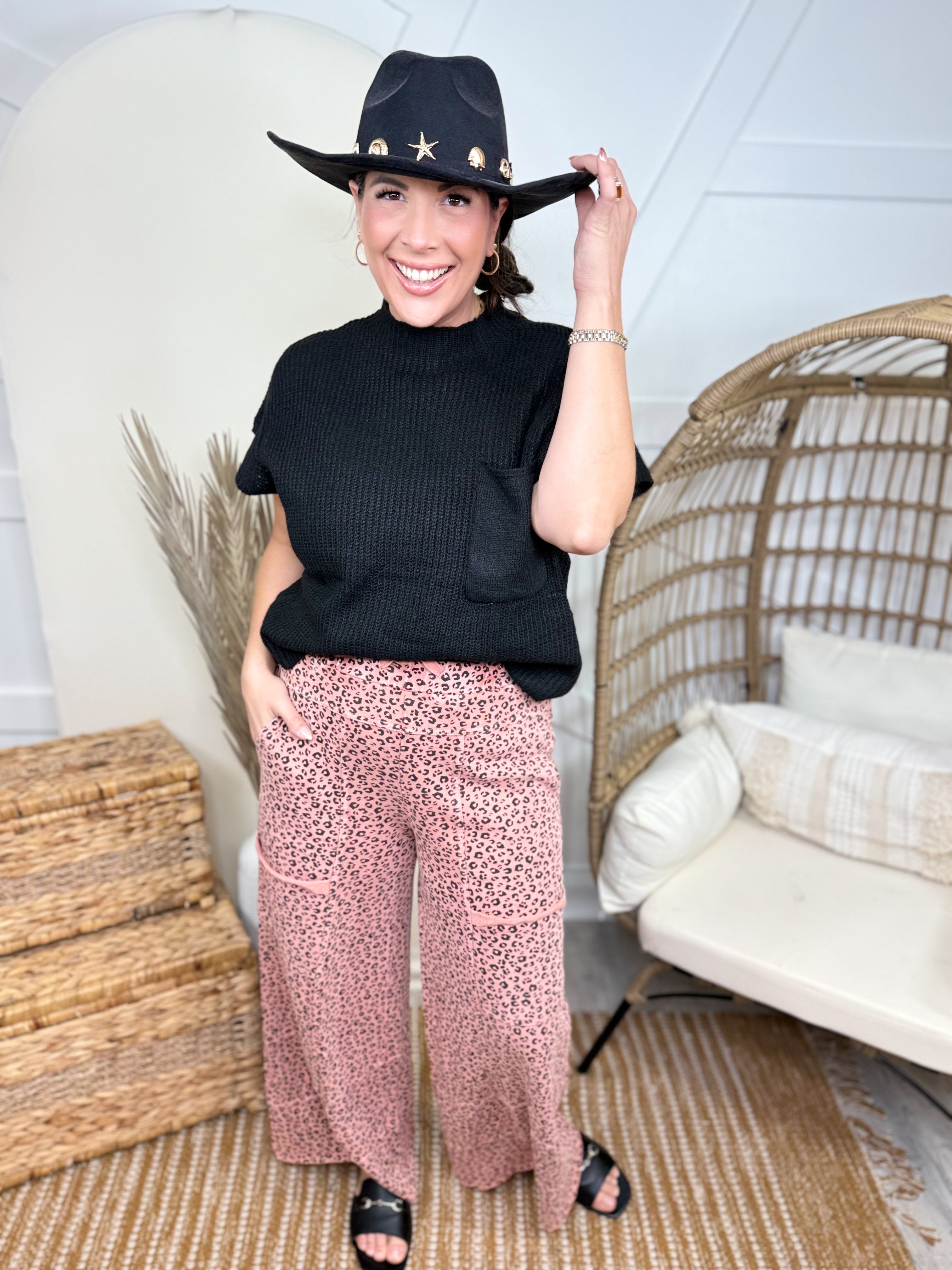 Wild Thing Pants-150 PANTS-EASEL-Heathered Boho Boutique, Women's Fashion and Accessories in Palmetto, FL