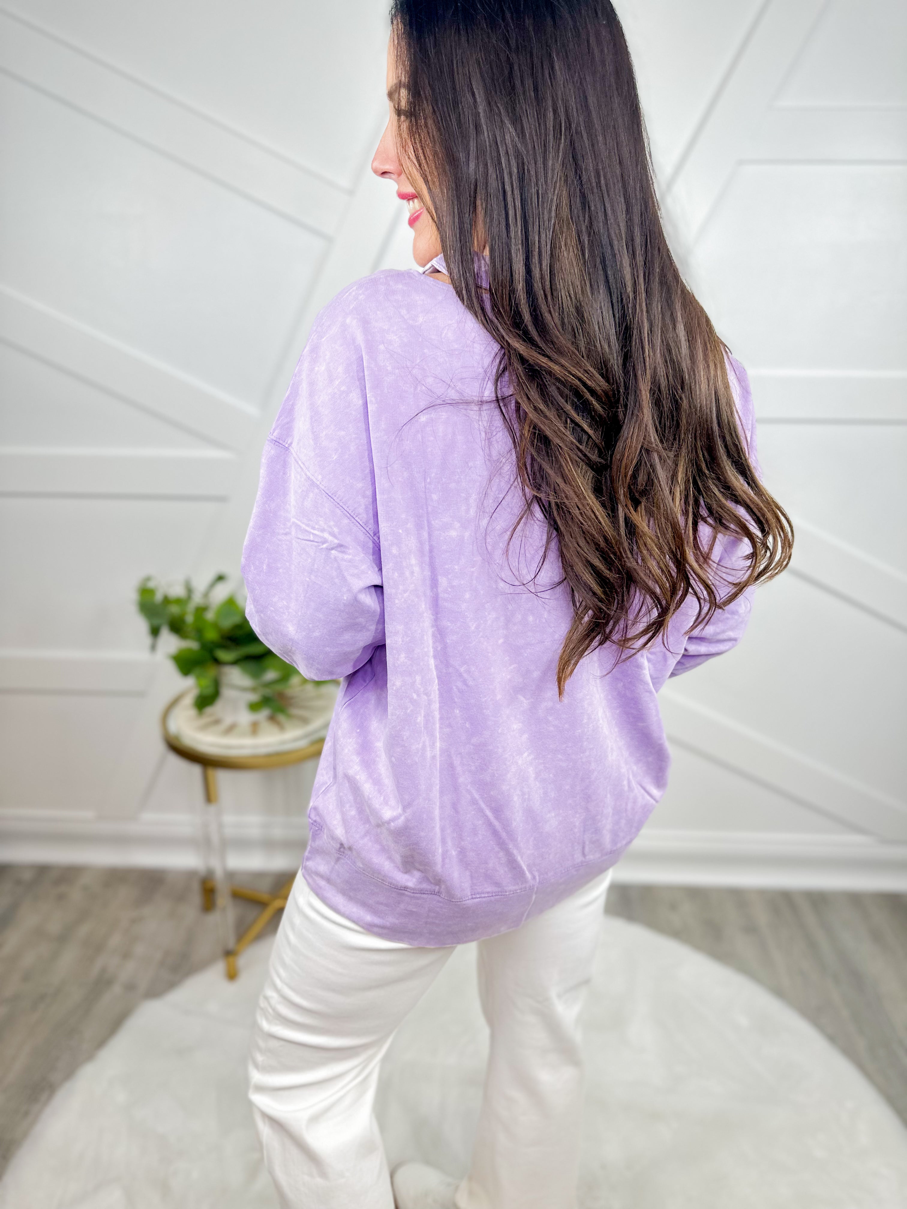 All About Balance Top-120 Long Sleeve Tops-White Birch-Heathered Boho Boutique, Women's Fashion and Accessories in Palmetto, FL