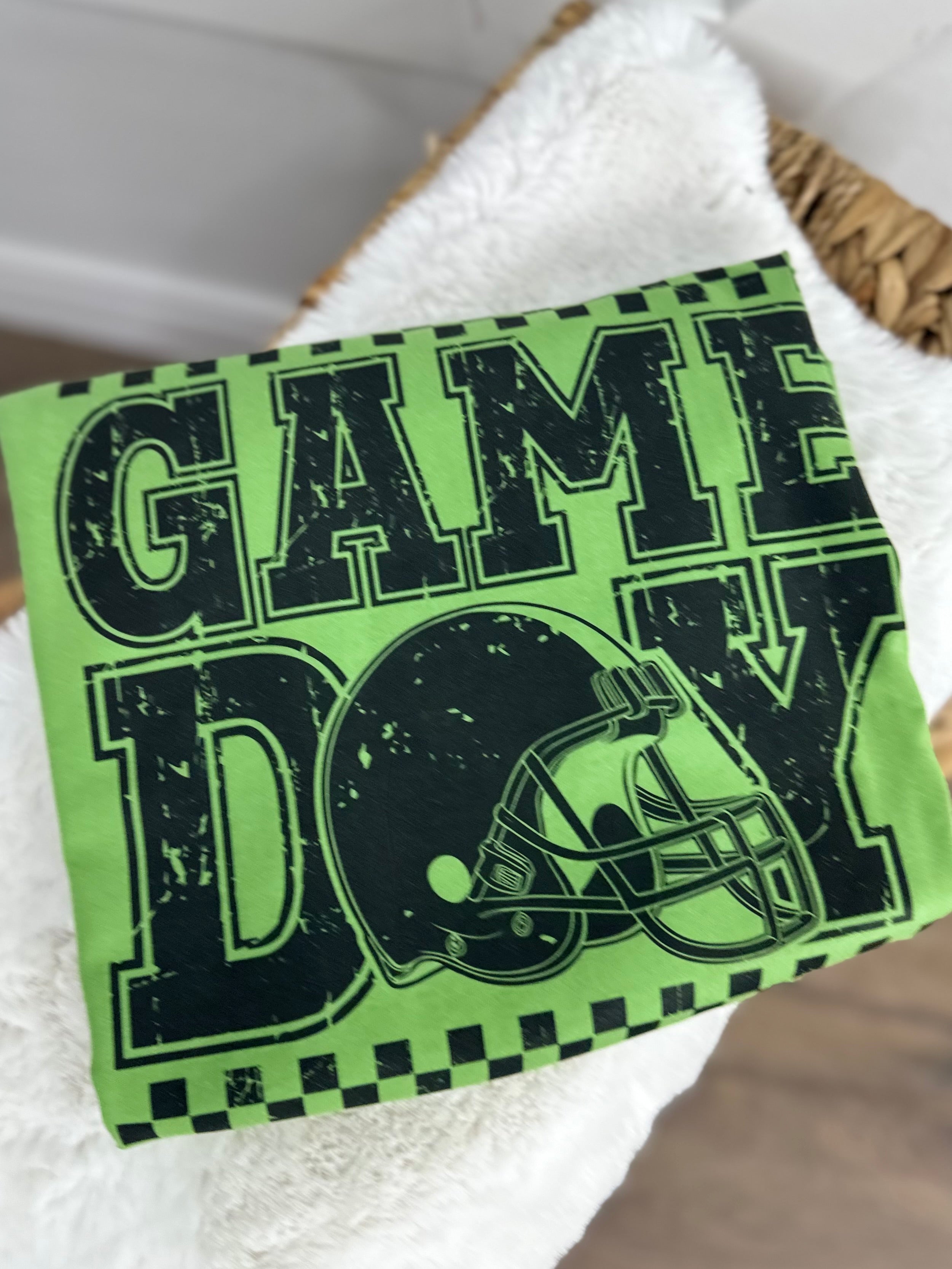 GAME DAY Graphic Tee (multiple color options)-130 Graphic Tees-Heathered Boho-Heathered Boho Boutique, Women's Fashion and Accessories in Palmetto, FL