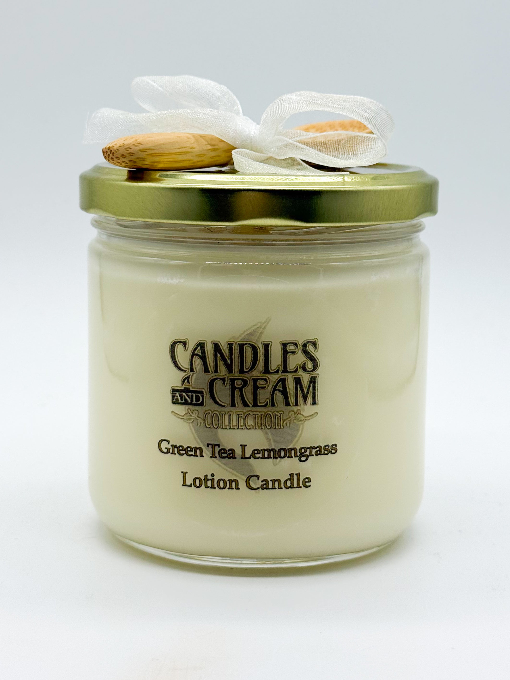 RESTOCK: Lotion Candles and Lotion Melts 10oz Straight - Green Tea Lemongrass-340 Other Accessories-Candles And Cream Collection-Heathered Boho Boutique, Women's Fashion and Accessories in Palmetto, FL