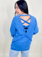 RESTOCK : Got Your Back Long Sleeve Top-120 Long Sleeve Tops-Pol-Heathered Boho Boutique, Women's Fashion and Accessories in Palmetto, FL