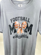 Football Mom Graphic Tee-130 Graphic Tees-Heathered Boho-Heathered Boho Boutique, Women's Fashion and Accessories in Palmetto, FL