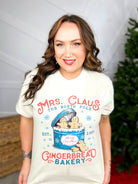 Mrs. Claus' Bakery Graphic Tee-130 Graphic Tees-Heathered Boho-Heathered Boho Boutique, Women's Fashion and Accessories in Palmetto, FL