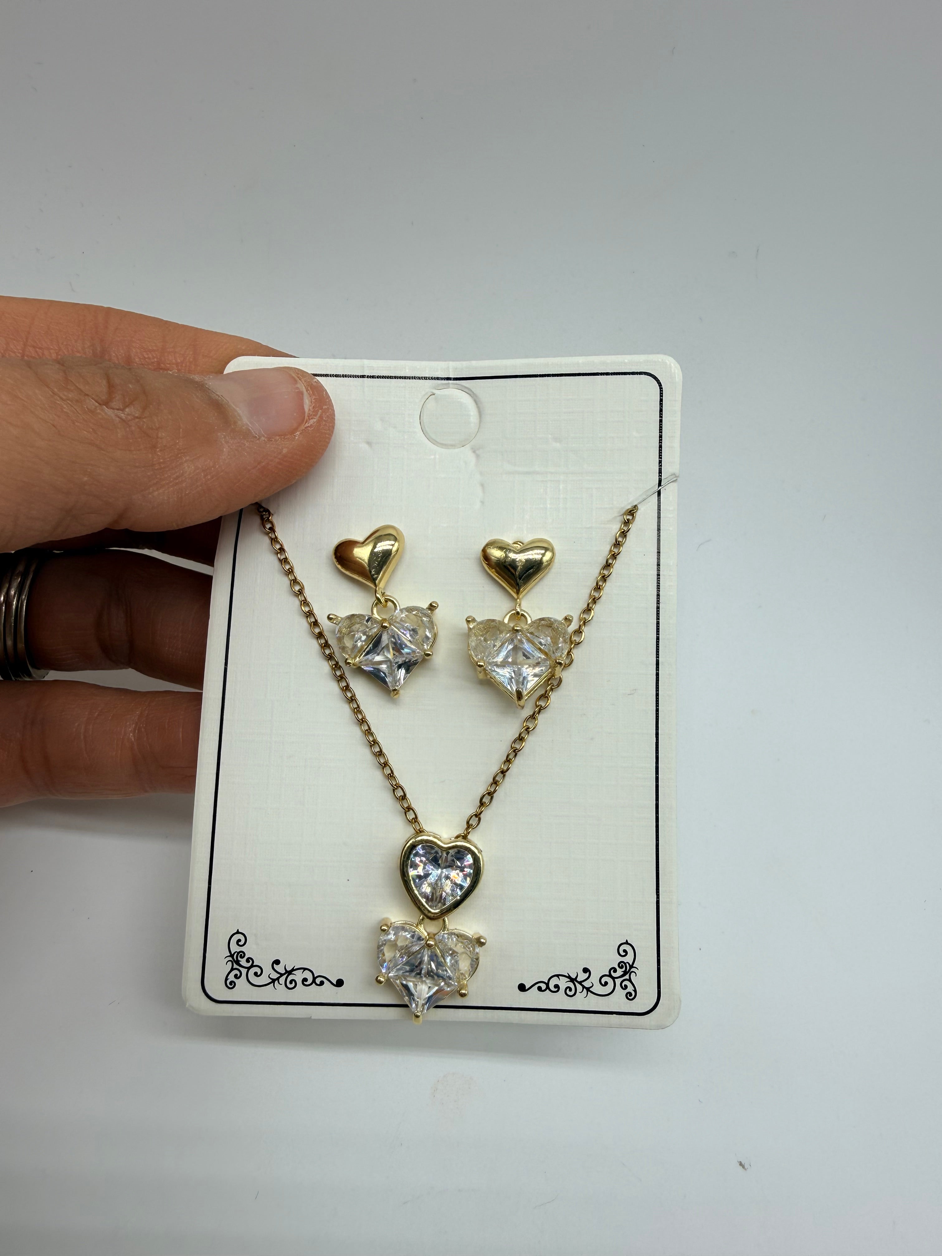 So Much Love Heart Set-310 Jewelry-NIHAO JEWELRY-Heathered Boho Boutique, Women's Fashion and Accessories in Palmetto, FL