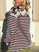 Cottage Cozy Top-120 Long Sleeve Tops-Davi & Dani-Heathered Boho Boutique, Women's Fashion and Accessories in Palmetto, FL