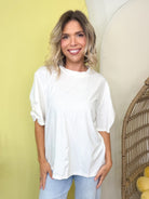 Restock: Basic Cloud Soft Top-110 Short Sleeve Top-Davi & Dani-Heathered Boho Boutique, Women's Fashion and Accessories in Palmetto, FL