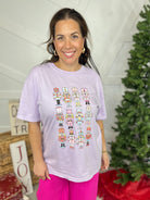 Multi Christmas Nutcracker Graphic Tee-130 Graphic Tees-Heathered Boho-Heathered Boho Boutique, Women's Fashion and Accessories in Palmetto, FL