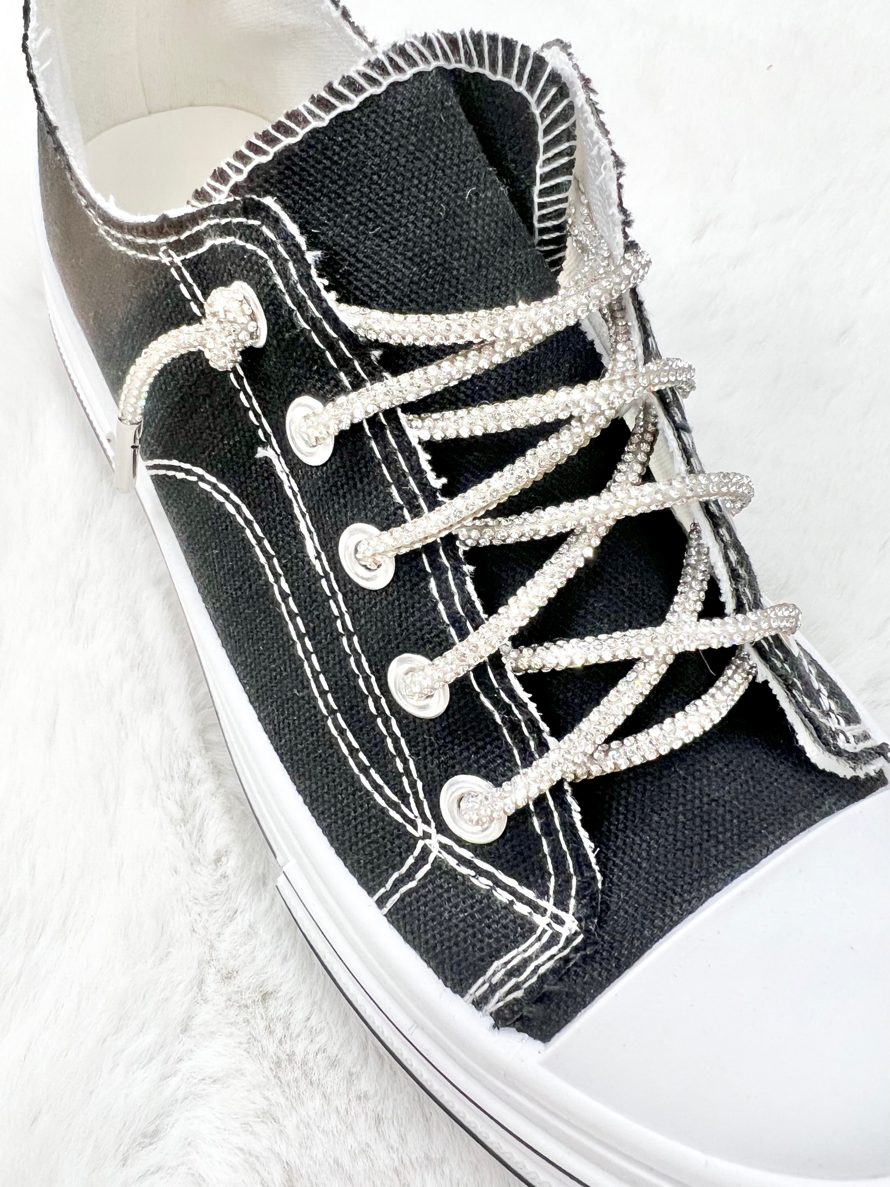 Black Aman Sneakers-350 Shoes-Very G-Heathered Boho Boutique, Women's Fashion and Accessories in Palmetto, FL