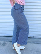 Beauty Within The Stripes Barrel Jeans-190 JEANS-SPECIAL A-Heathered Boho Boutique, Women's Fashion and Accessories in Palmetto, FL