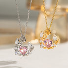 Blush & Bloom Heart Necklace-310 JEWELRY-NIHAO JEWELRY-Heathered Boho Boutique, Women's Fashion and Accessories in Palmetto, FL