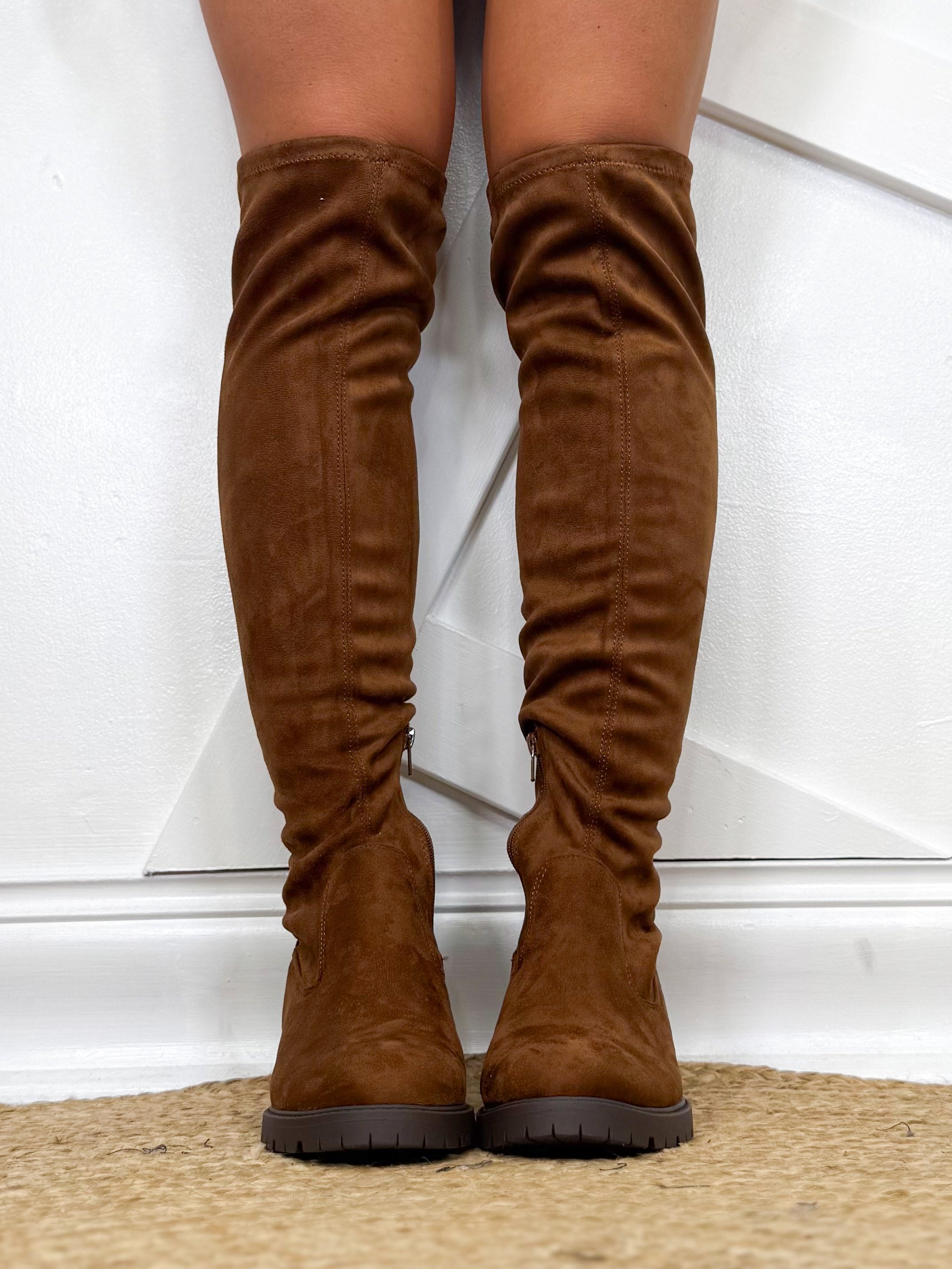 Burin Boots - Chestnut-350 SHOES-Fortune Dynamic-Heathered Boho Boutique, Women's Fashion and Accessories in Palmetto, FL