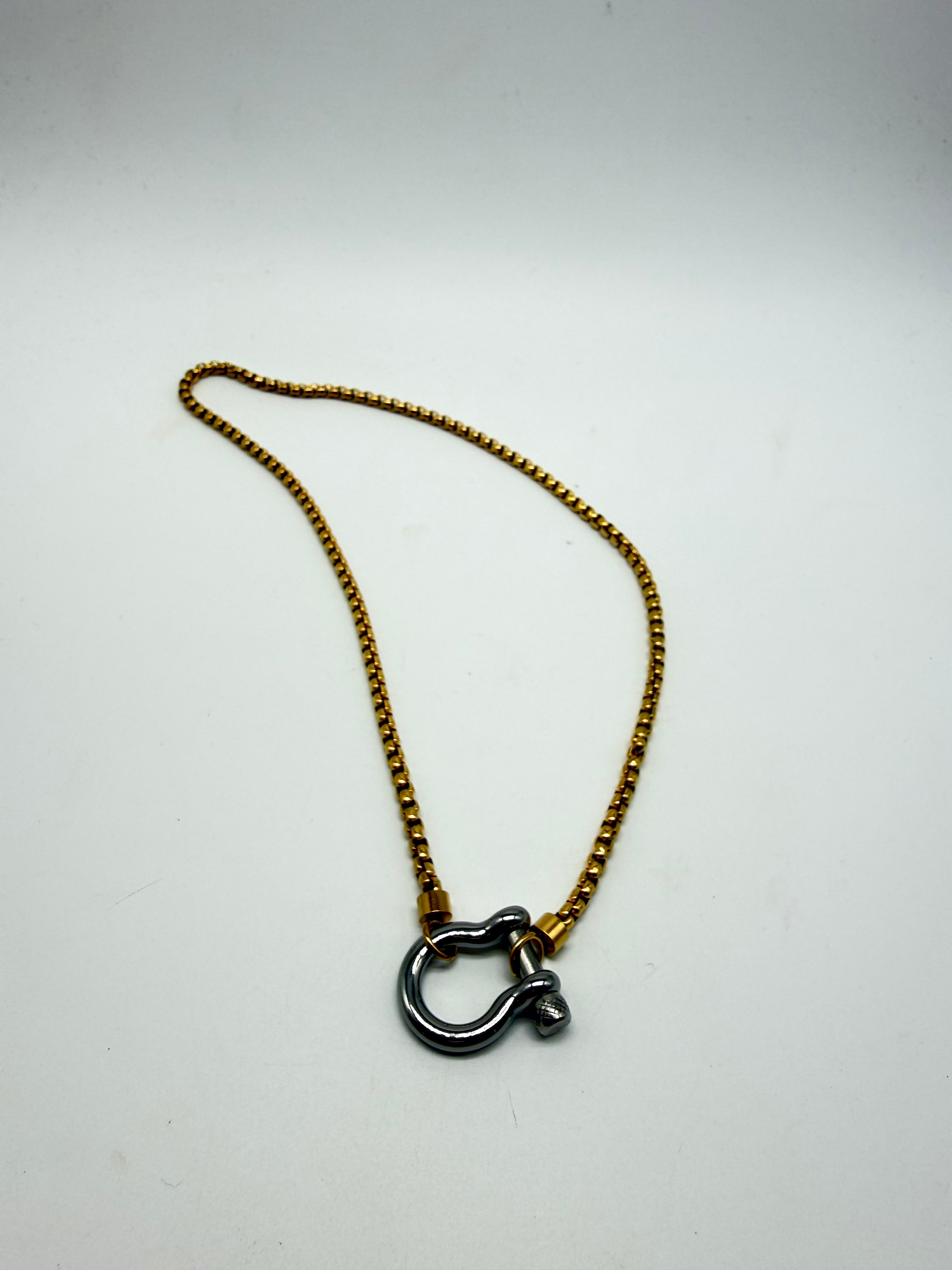 RESTOCK: Waterproof Horseshoe Necklace-310 Jewelry-NIHAO JEWELRY-Heathered Boho Boutique, Women's Fashion and Accessories in Palmetto, FL