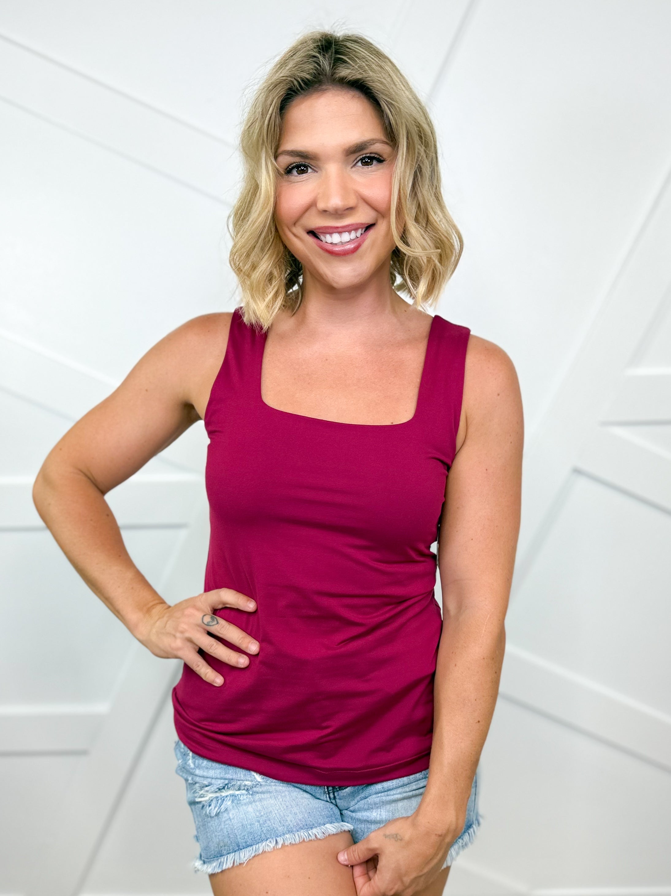 RESTOCK: Ready As Ever Tank Top-100 Tank/Crop Tops-Rae Mode-Heathered Boho Boutique, Women's Fashion and Accessories in Palmetto, FL