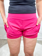 Varsity Shorts-160 shorts-White Birch-Heathered Boho Boutique, Women's Fashion and Accessories in Palmetto, FL