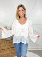 Like a Fairytale Top-120 Long Sleeve Tops-Pol-Heathered Boho Boutique, Women's Fashion and Accessories in Palmetto, FL