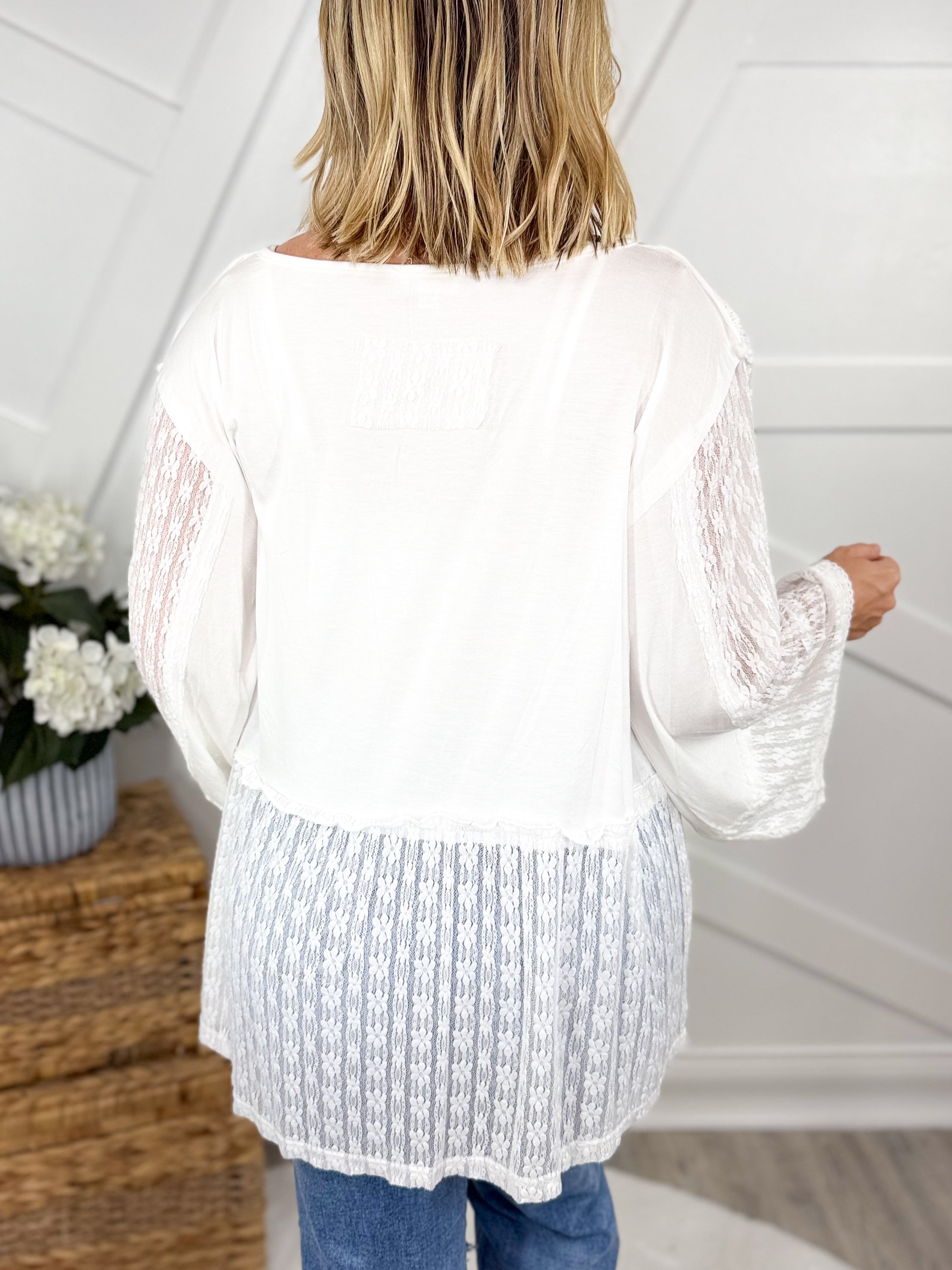 Like a Fairytale Top-120 Long Sleeve Tops-Pol-Heathered Boho Boutique, Women's Fashion and Accessories in Palmetto, FL