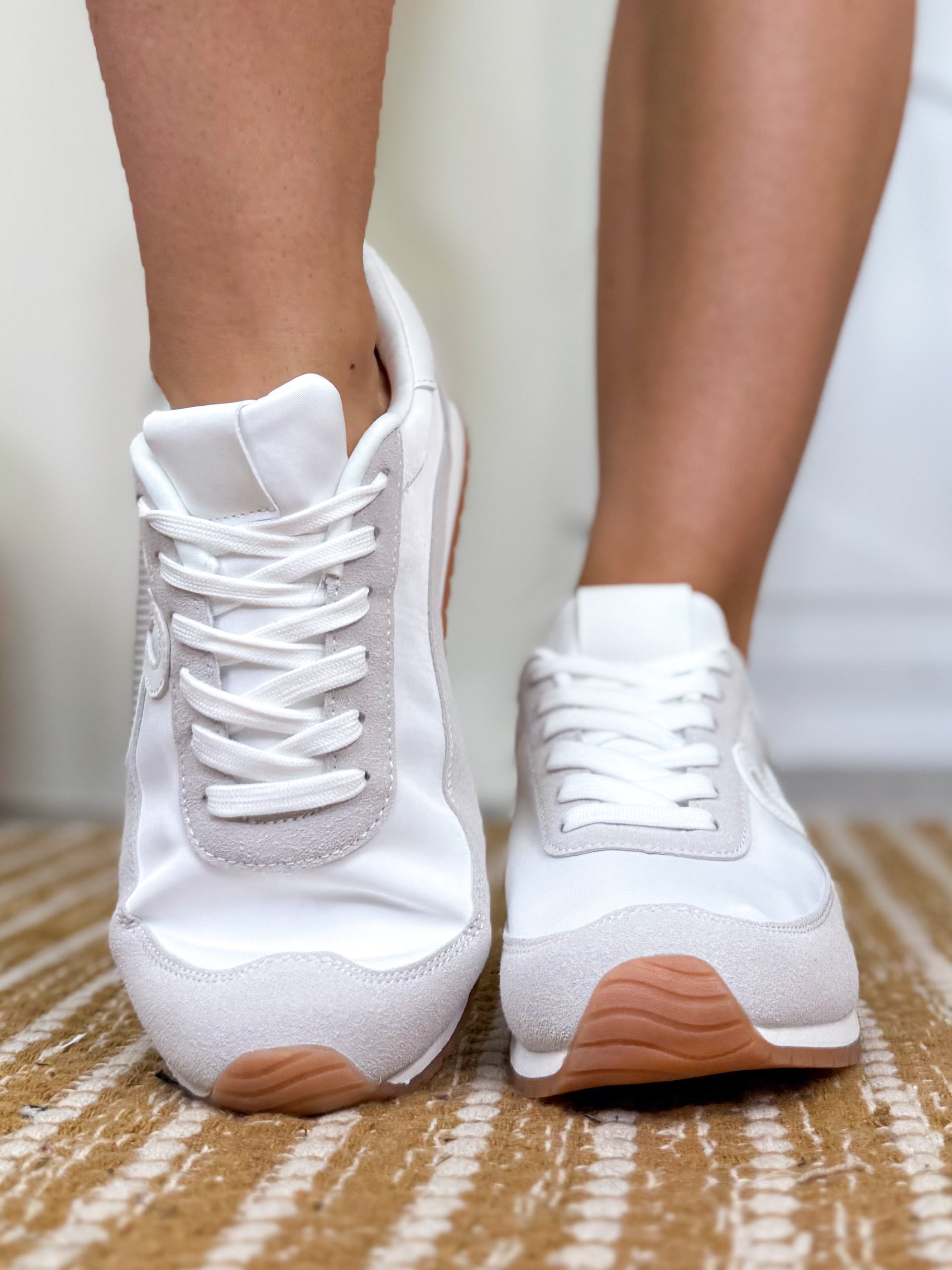 Open Options Sneakers - Beige White-350 SHOES-Forever Link-Heathered Boho Boutique, Women's Fashion and Accessories in Palmetto, FL