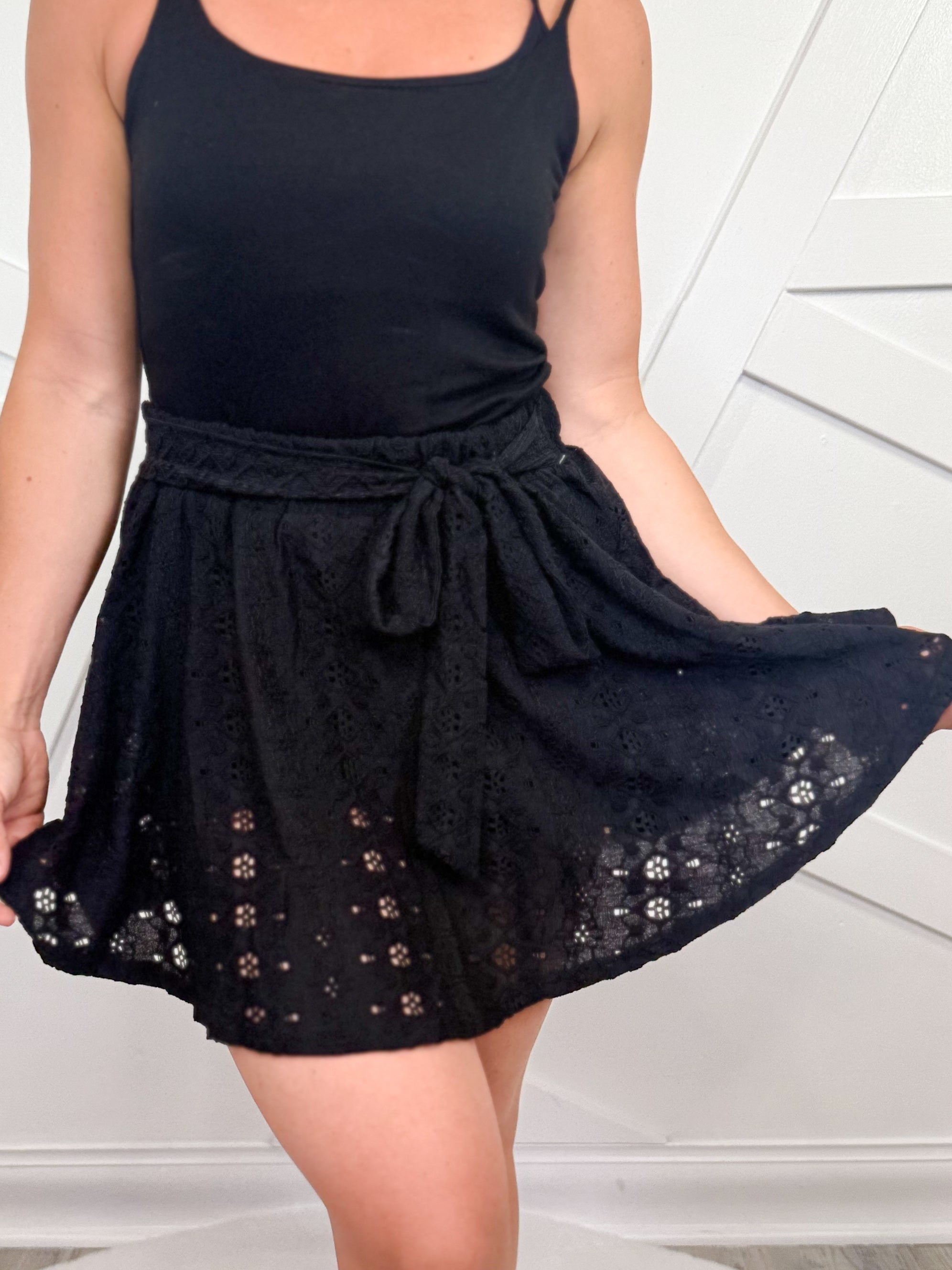 Eloquence Skort-170 Skort/ Skirt-Glam-Heathered Boho Boutique, Women's Fashion and Accessories in Palmetto, FL