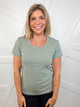 Restock: Daily Affairs Top-110 SHORT SLEEVE TOP-YELETE-Heathered Boho Boutique, Women's Fashion and Accessories in Palmetto, FL