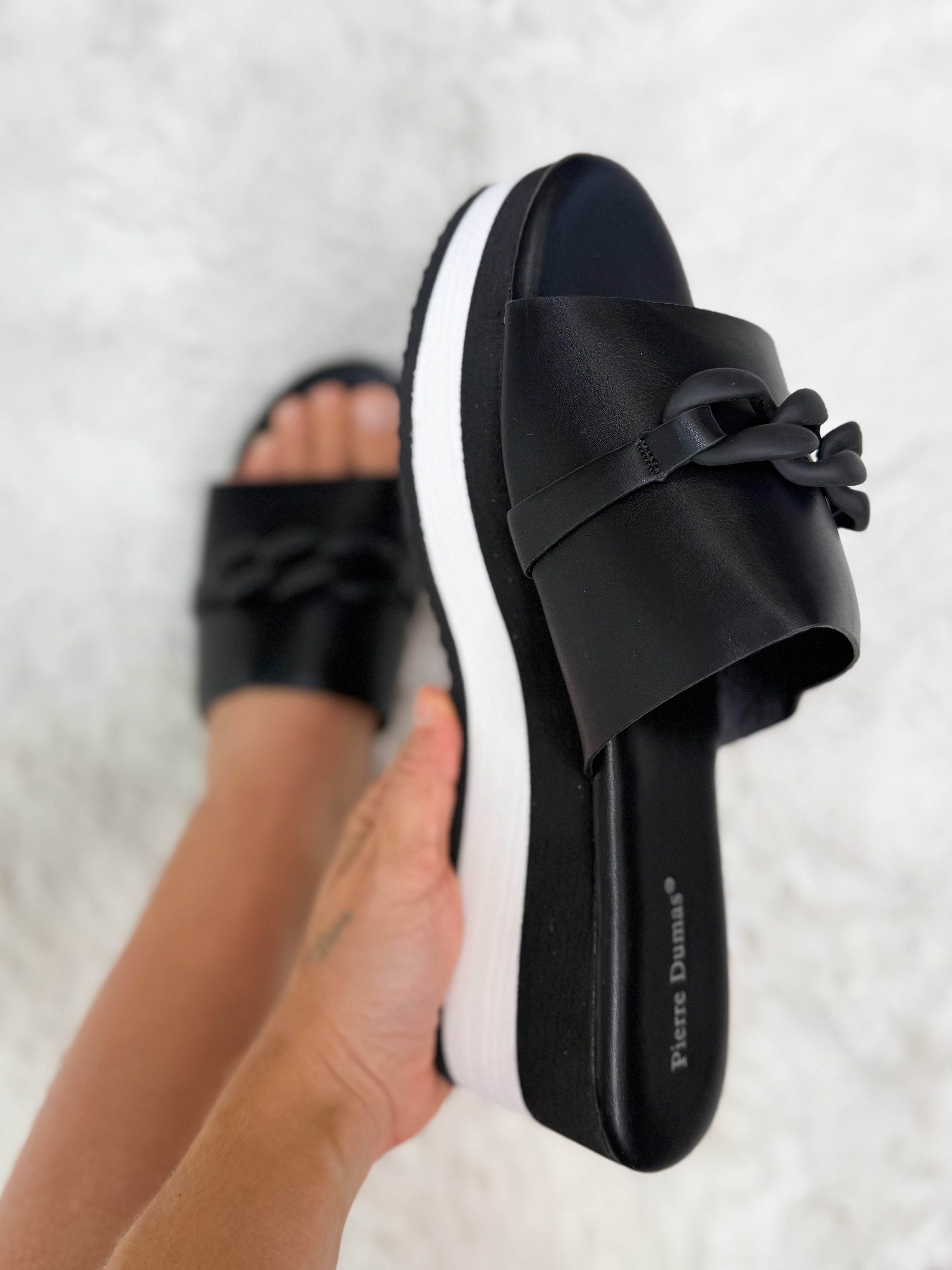 Saint Wedges - Black-350 SHOES-OLEM SHOE-Heathered Boho Boutique, Women's Fashion and Accessories in Palmetto, FL