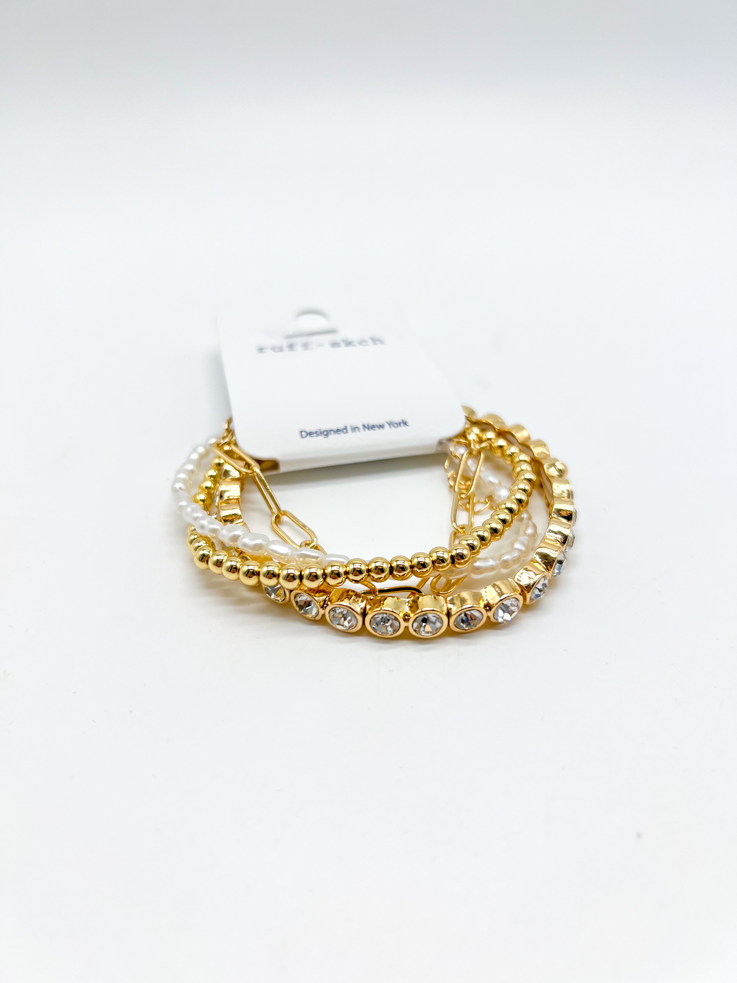 Take Me Anywhere Stretch Bracelet Stack-310 Jewelry-Rough Sketch-Heathered Boho Boutique, Women's Fashion and Accessories in Palmetto, FL