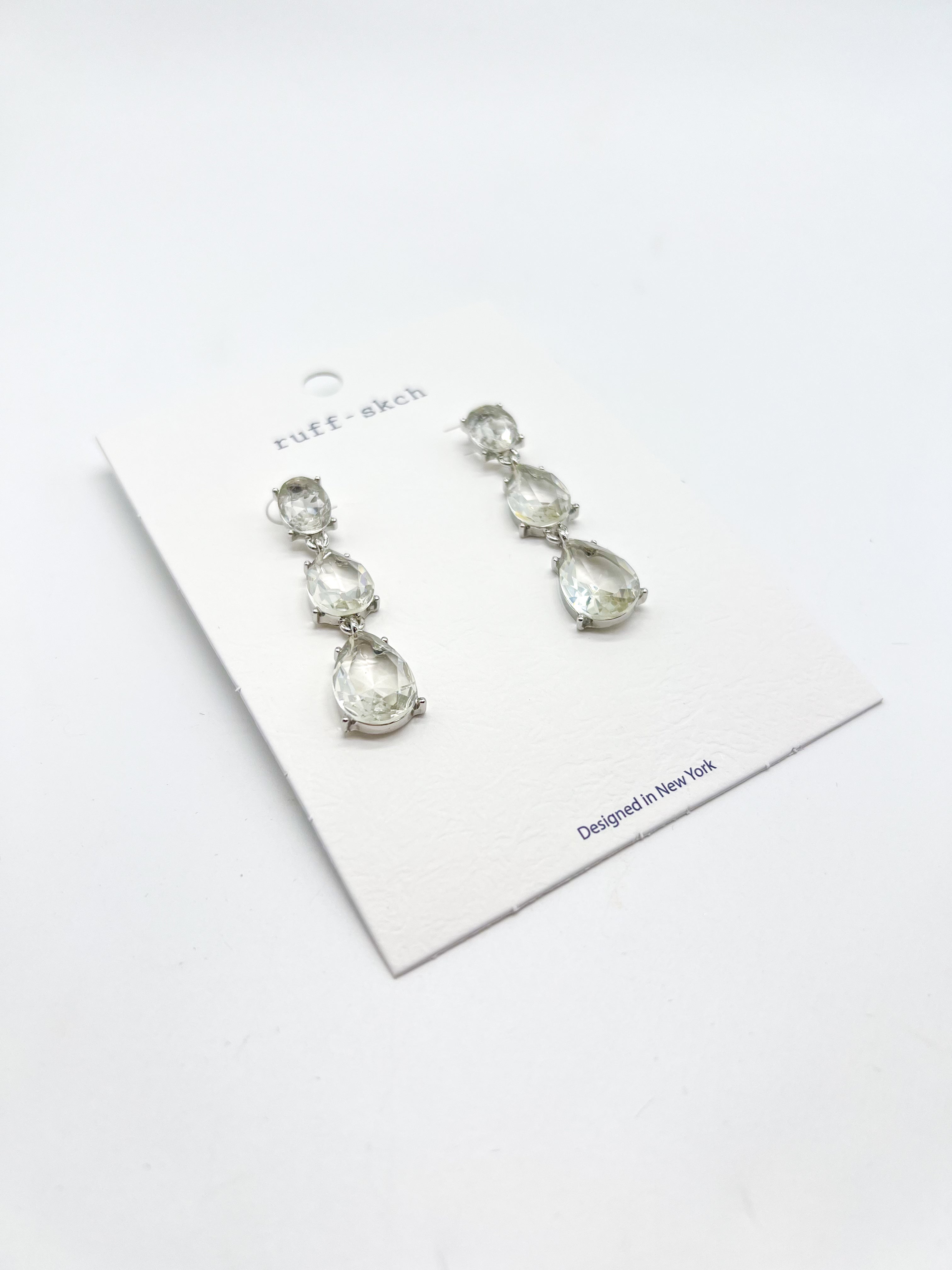 Colorful Raindrop Earrings-310 Jewelry-Rough Sketch-Heathered Boho Boutique, Women's Fashion and Accessories in Palmetto, FL