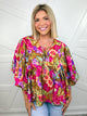 Garden Top-110 SHORT SLEEVE TOP-ODDI-Heathered Boho Boutique, Women's Fashion and Accessories in Palmetto, FL
