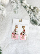 Cupcake Earrings-310 JEWELRY-SOUTHERN GRACE-Heathered Boho Boutique, Women's Fashion and Accessories in Palmetto, FL