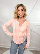 Total Package Top-120 Long Sleeve Tops-POL-Heathered Boho Boutique, Women's Fashion and Accessories in Palmetto, FL