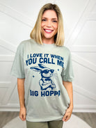 Big Hoppa Graphic Tee-130 Graphic Tees-Heathered Boho-Heathered Boho Boutique, Women's Fashion and Accessories in Palmetto, FL