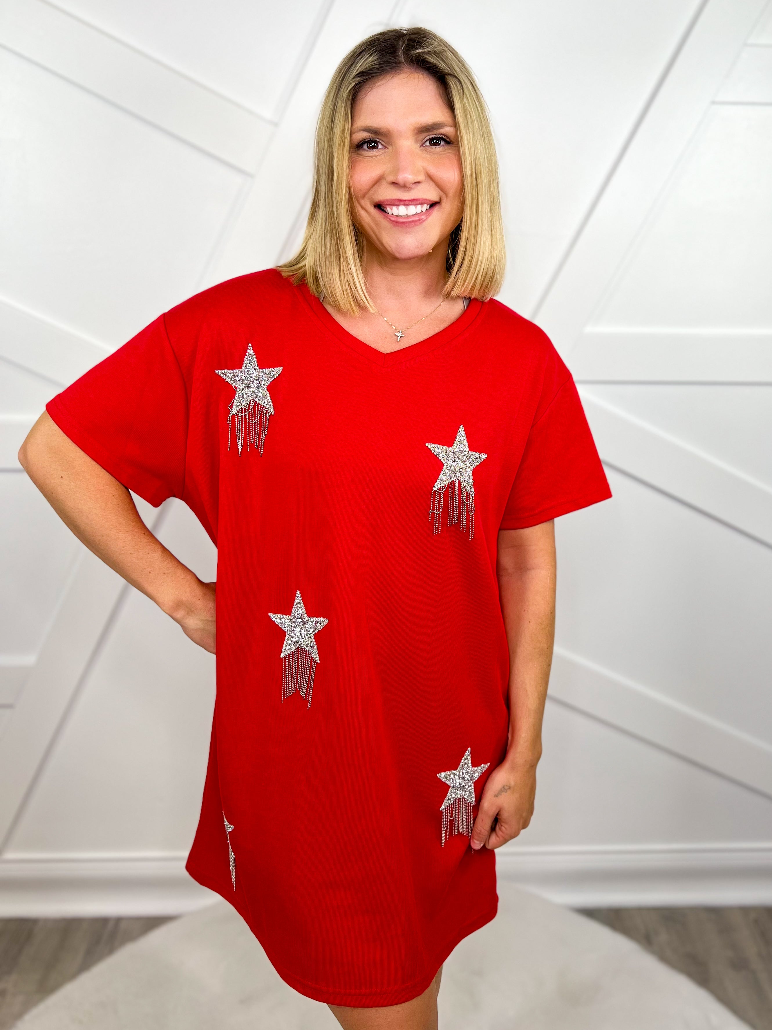 All Star Pro Dress-230 Dresses/Jumpsuits/Rompers-She + Sky-Heathered Boho Boutique, Women's Fashion and Accessories in Palmetto, FL