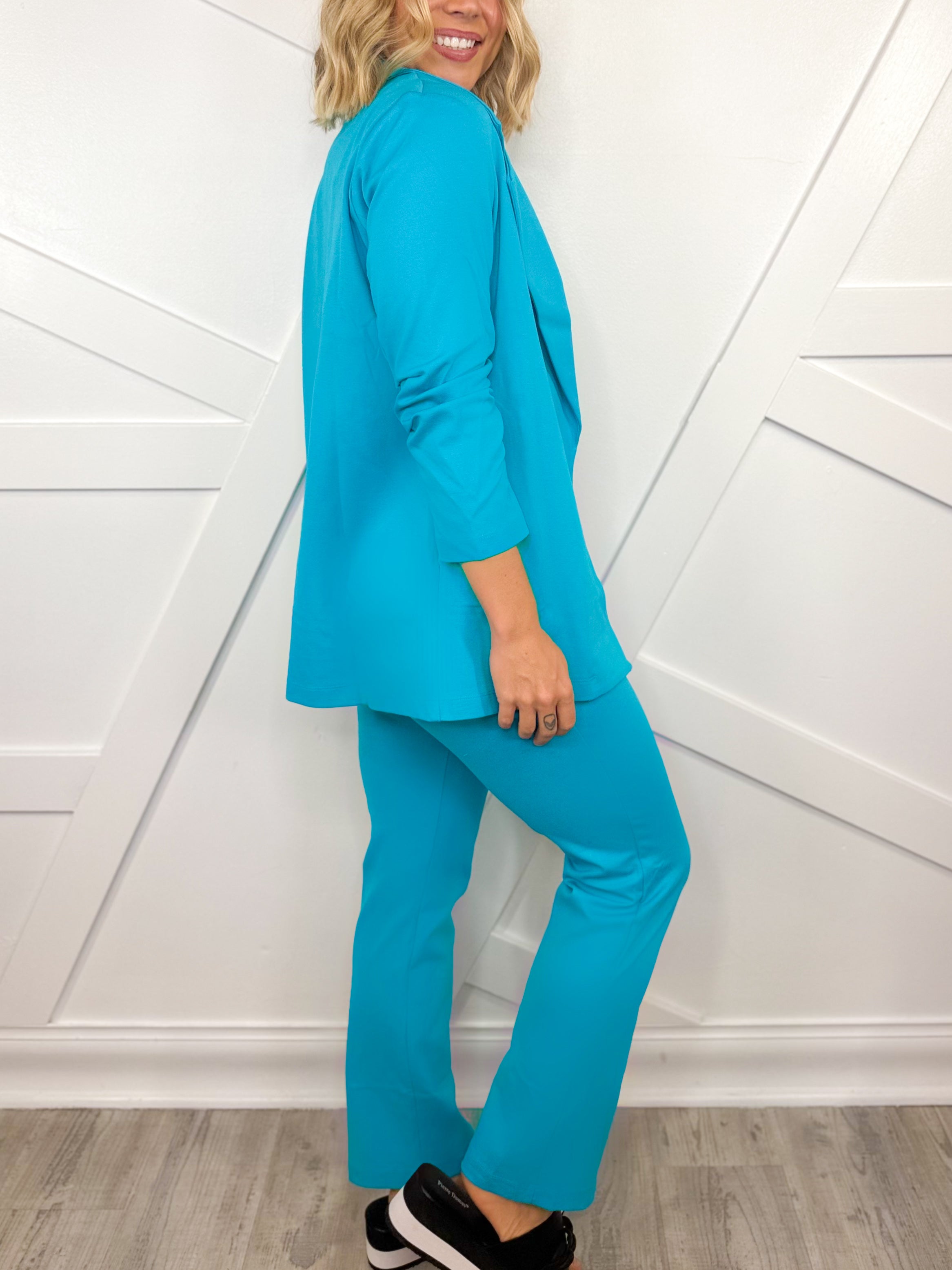 Magic Maker Straight Leg Pants-150 PANTS-DEAR SCARLETT-Heathered Boho Boutique, Women's Fashion and Accessories in Palmetto, FL