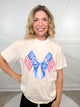 Coquette Flags Graphic Tee-130 Graphic Tees-Heathered Boho-Heathered Boho Boutique, Women's Fashion and Accessories in Palmetto, FL