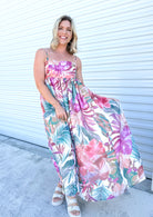 Restock: Fanciful Feelings Dress (Reg & Curvy)-230 DRESSES/JUMPSUITS/ROMPERS-WHITE BIRCH-Heathered Boho Boutique, Women's Fashion and Accessories in Palmetto, FL