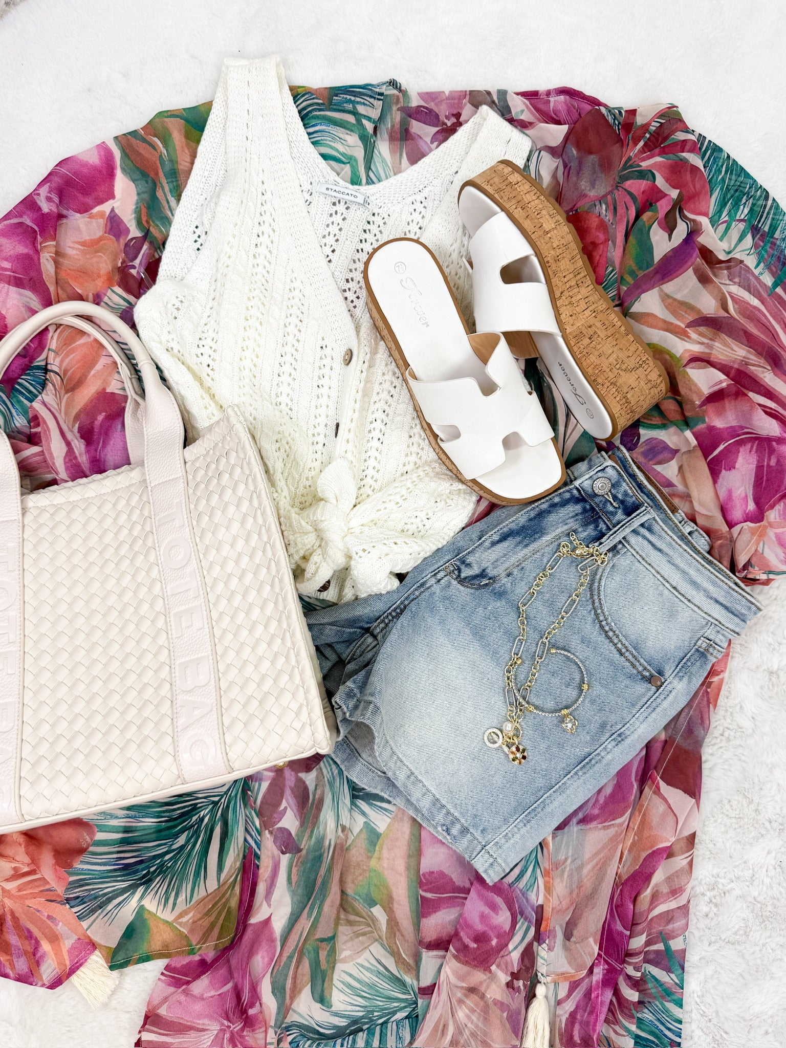 True Style Sweater Vest-220 Cardigans/ Kimonos-Staccato-Heathered Boho Boutique, Women's Fashion and Accessories in Palmetto, FL