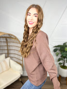 Extra Class Sweater-125 Sweater-First Love-Heathered Boho Boutique, Women's Fashion and Accessories in Palmetto, FL