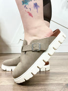 Taupe Geneva Slide Ons-350 Shoes-Mia Shoes-Heathered Boho Boutique, Women's Fashion and Accessories in Palmetto, FL