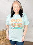 No One LIkes A Shady Beach Graphic Tee-130 Graphic Tees-Heathered Boho-Heathered Boho Boutique, Women's Fashion and Accessories in Palmetto, FL